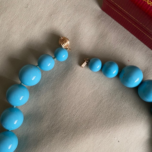 - LUPERLA BLUE PEARL NECKLACE - Picture 8 of 13